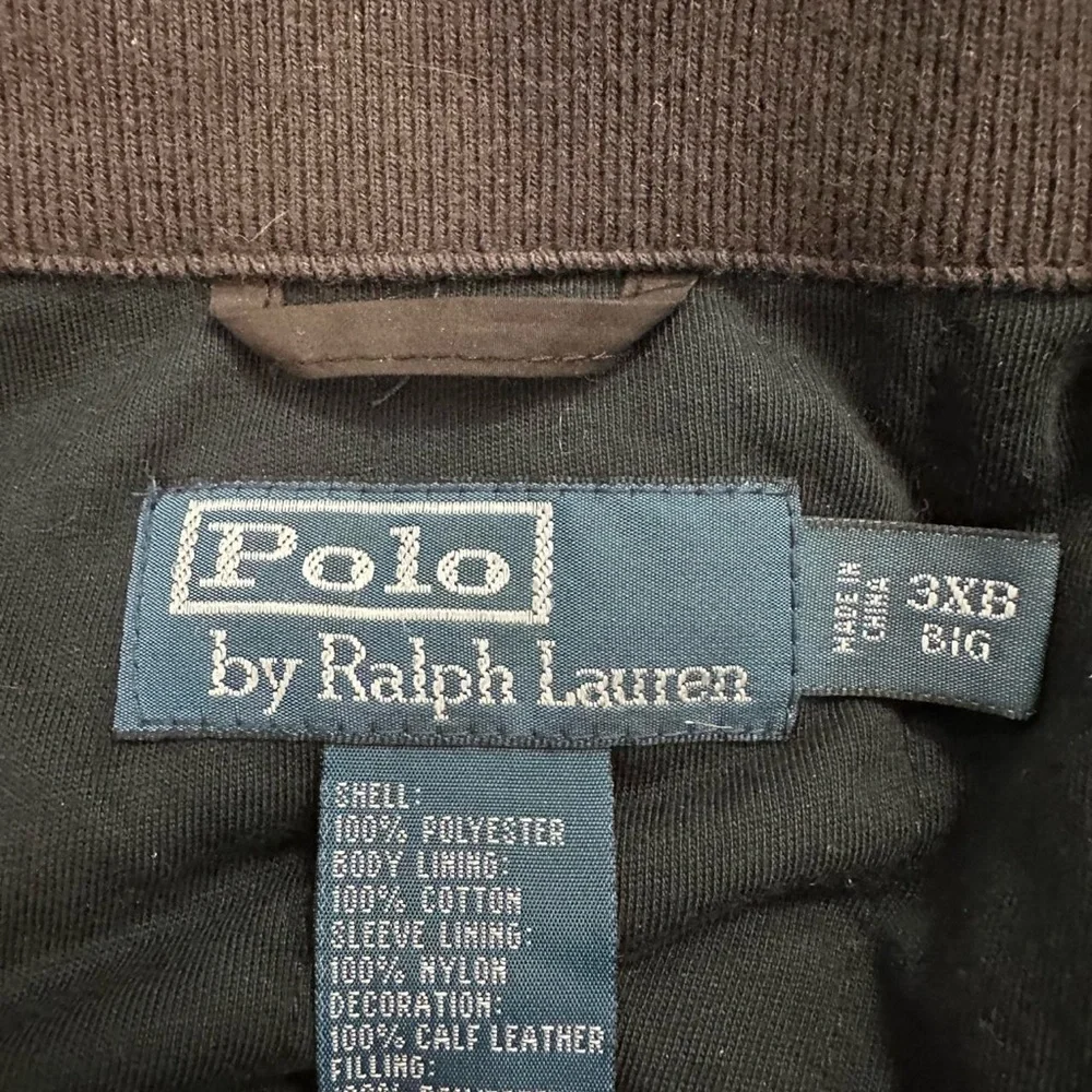 Polo Ralph Lauren Men’s Black Fleece-Lined Packable Hood Insulated Jacket 3XB‎
